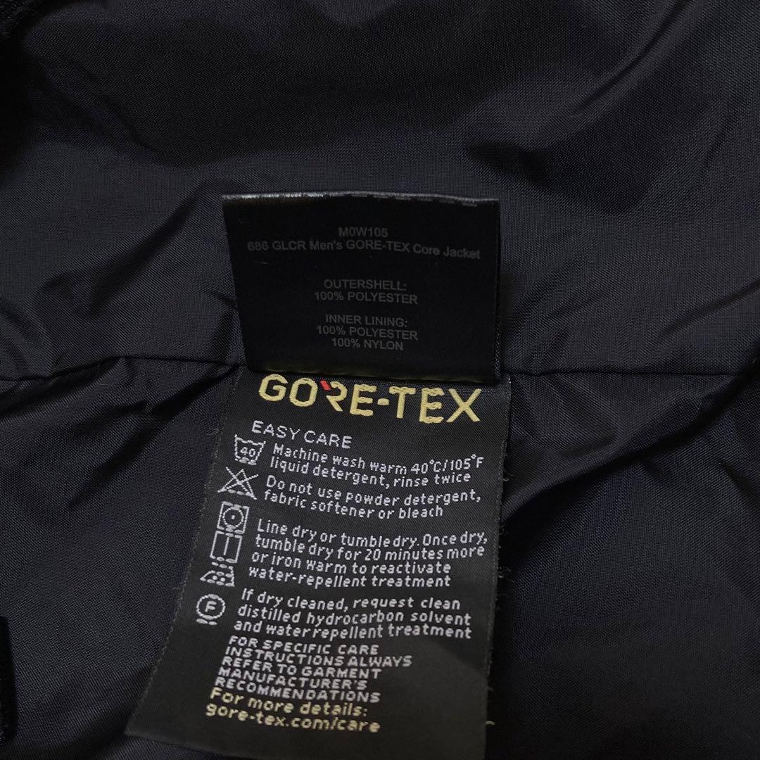 【美品】686 シックスエイトシックス ゴアテックス ジャケット ブルー S