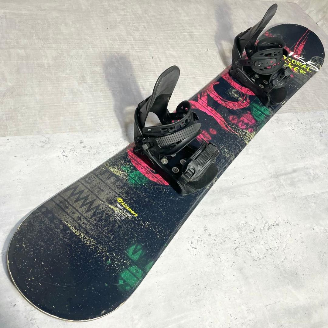 スノーボードセット キスマーク CITYCORALROCKER 2点 155cm