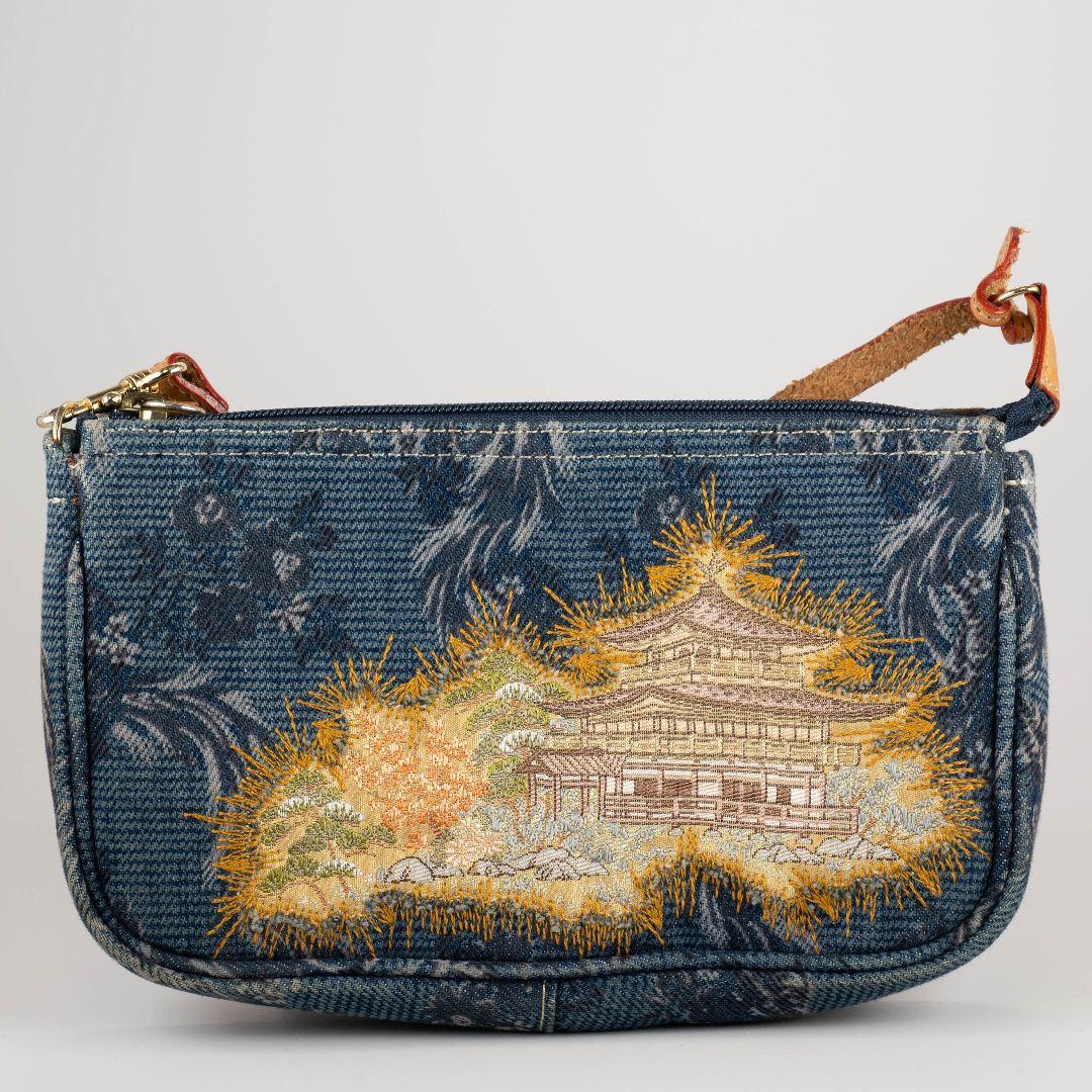 値下【美品】Vivienne Westwood デニム ボストンバック +ポーチ