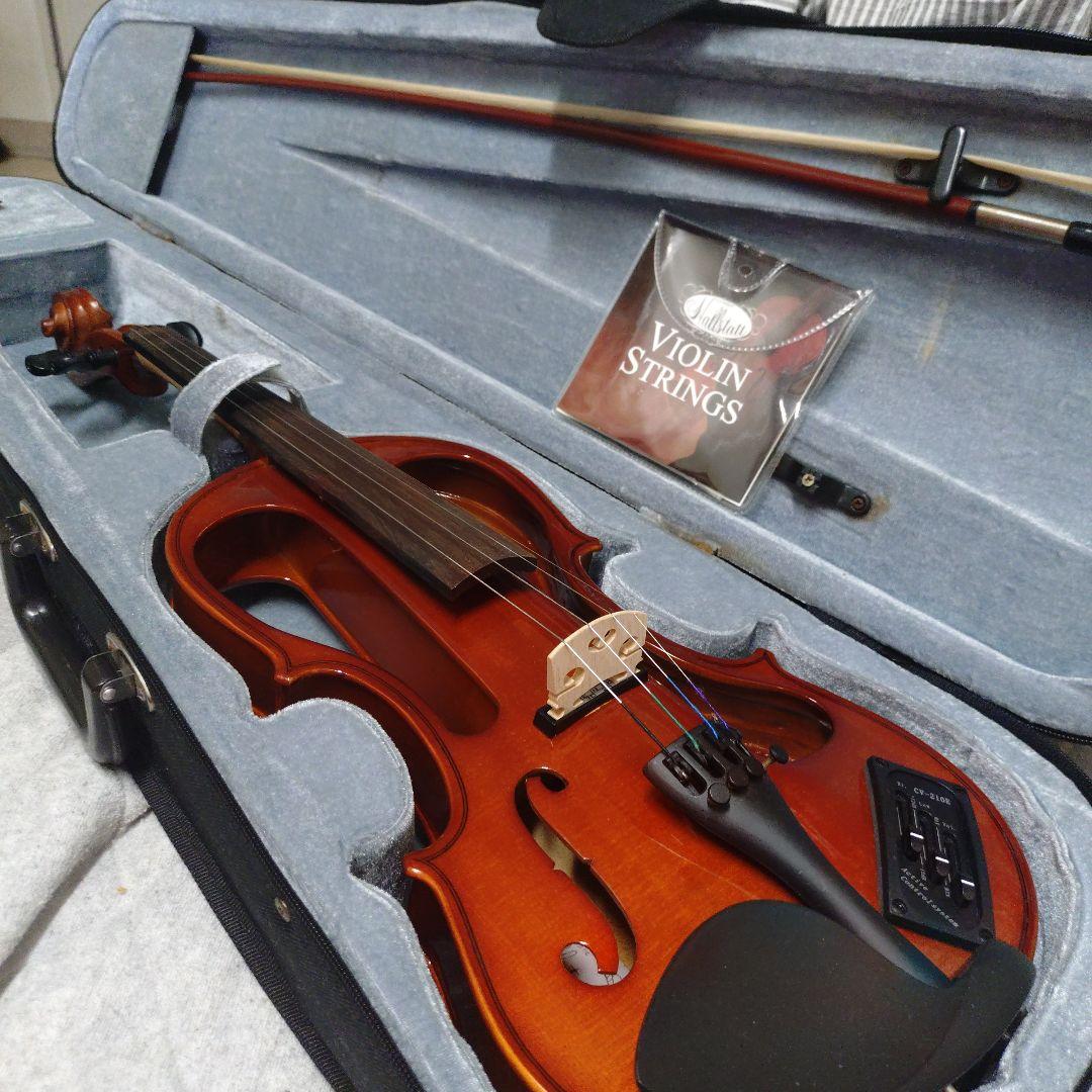 HALLSTATT エレキバイオリン CV-210E 4/4 予備弦付き