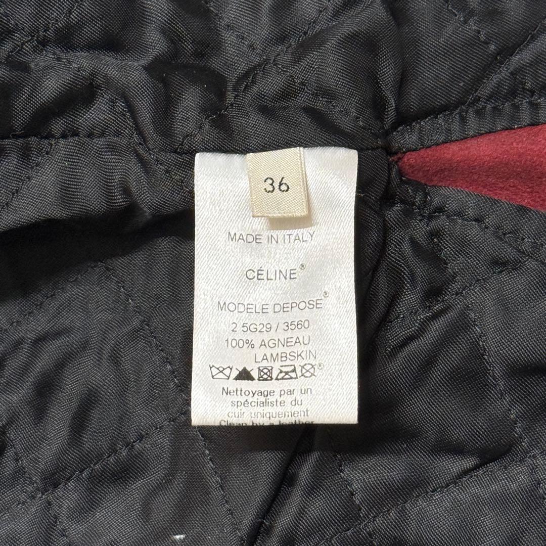 【希少】 CELINE フィービー期 名作 バイカー ライダース ジャケット