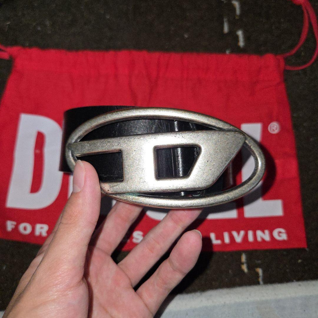 DIESEL 黒ベルト CM 75