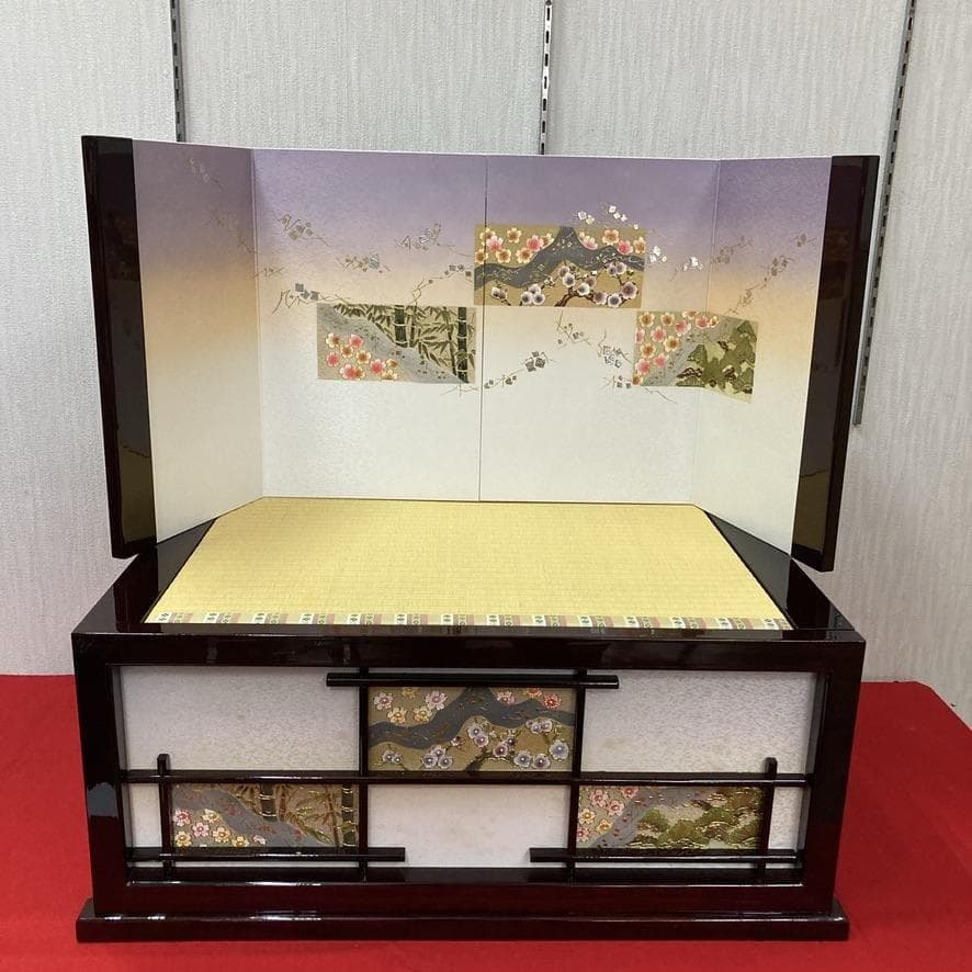 G1 雛人形　収納用台屏風のみ　雛飾り台と屏風のみ　雛飾り台　雛祭り台