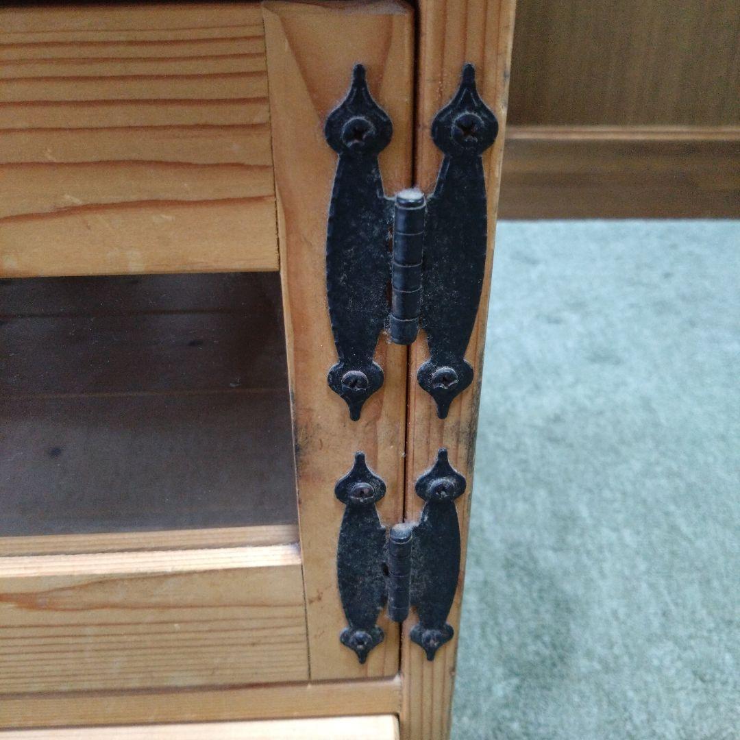 【カリレ】カントリー家具　ハンドメイド　ナチュラルウッド テレビボード