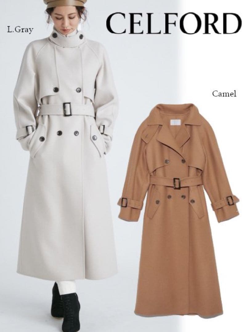 celford ウール　トレンチコート