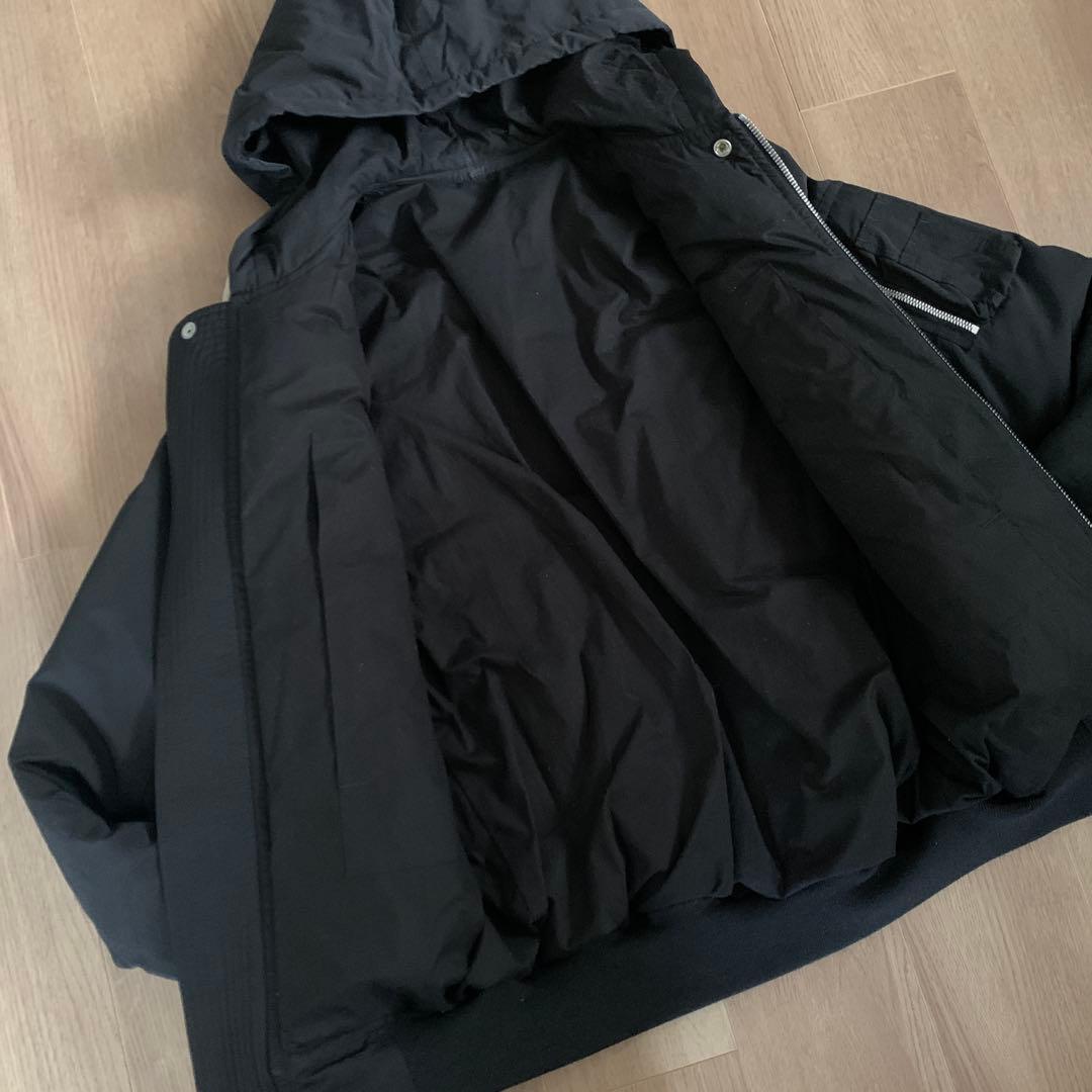 17FW Rick Owens フード MA-1 サイズ46 ダウンジャケット