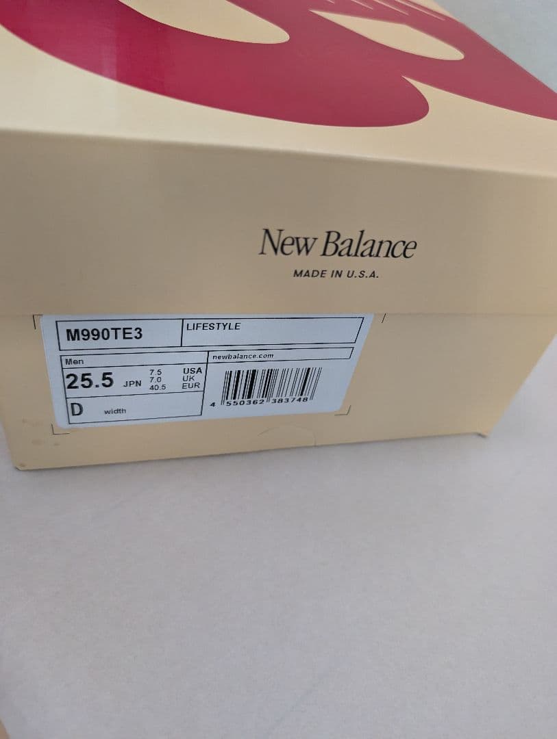 【新品】 New Balance 990 V3 M990TE3