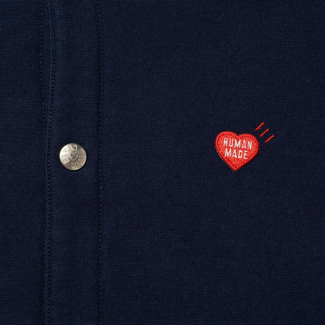 サイズL HUMAN MADE SWEAT CARDIGAN ネイビー