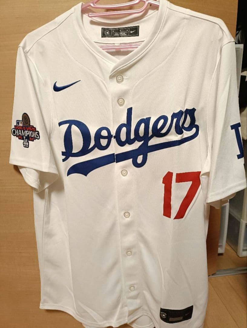 大谷翔平／ロサンゼルス・ドジャース／ワールドシリーズチャンピオン／ジャージ／M
