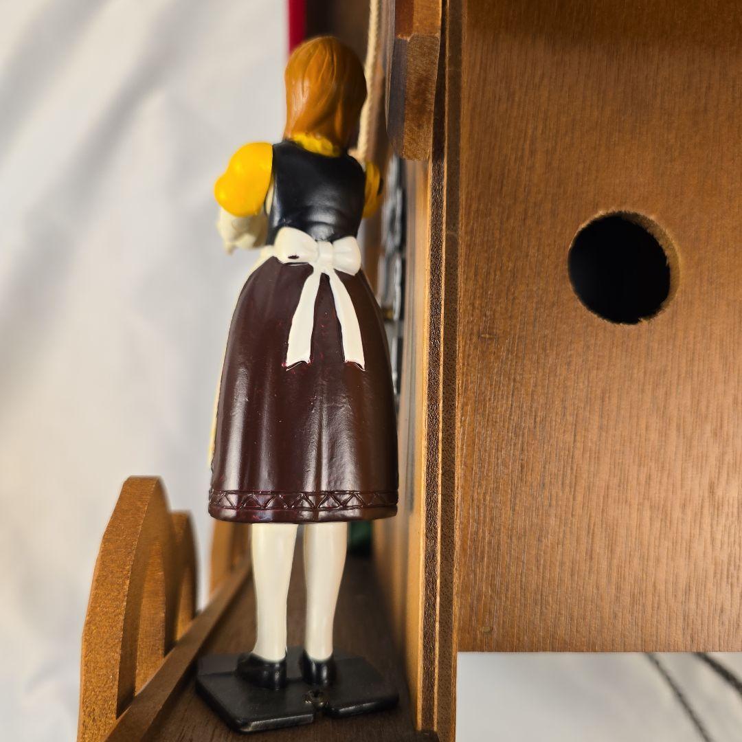最終値下げ 新品 廃盤 リズム カッコー チロリアンR ふいご 鳩時計 日本製