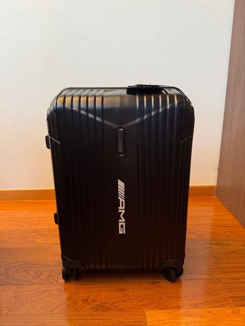 【黒蝶】AMG ブラック ストライプキャリーケース 中型