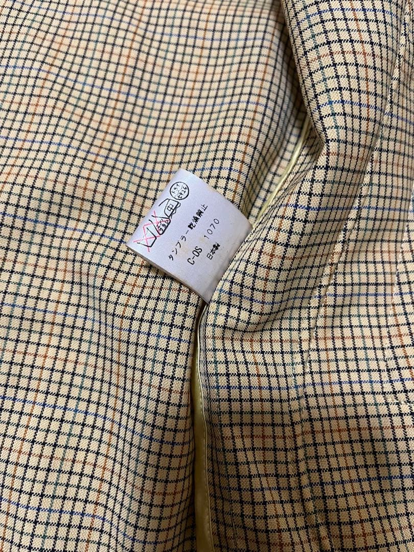 高級ライン　paul smith ドリズラージャケット　ベージュ　M 短丈