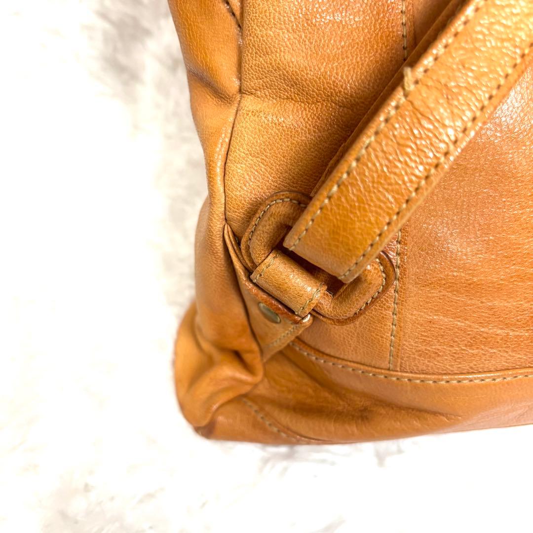 genten ゲンテン ゴート バックパック ヌメ革 A4収納可