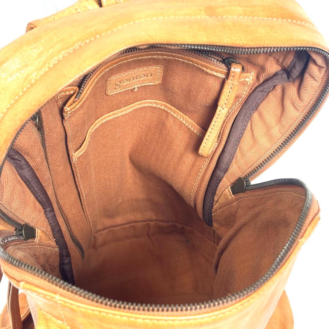 genten ゲンテン ゴート バックパック ヌメ革 A4収納可