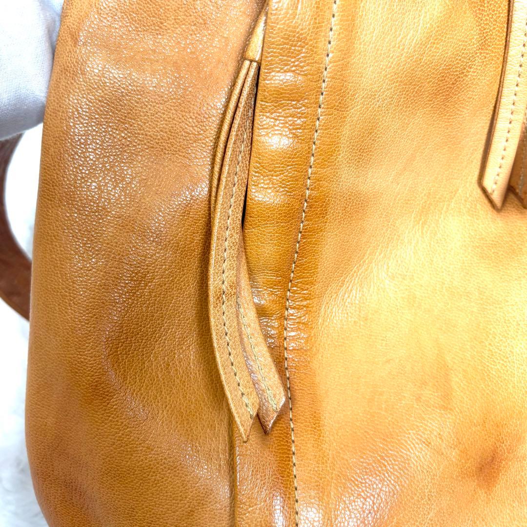 genten ゲンテン ゴート バックパック ヌメ革 A4収納可