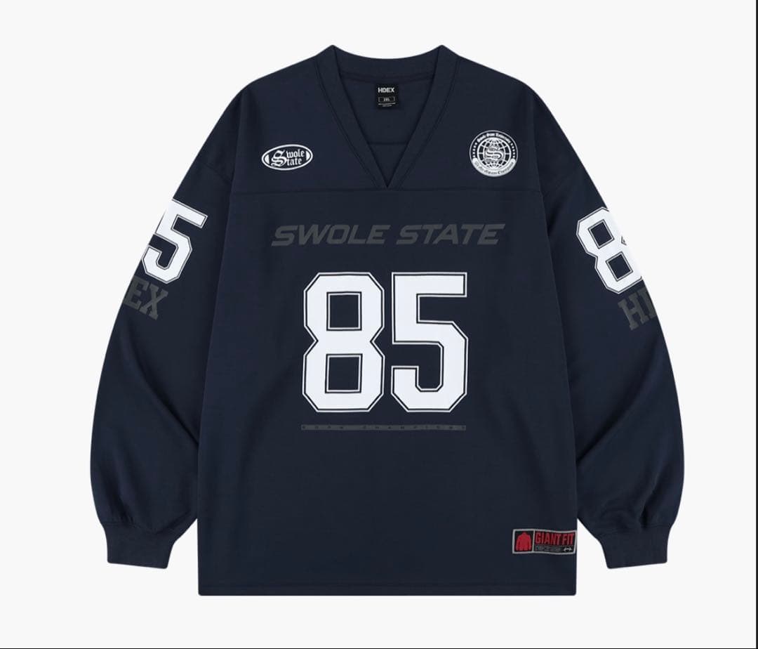 トップス HDEX Giant Fit Rugby Jersey Long Sleeves