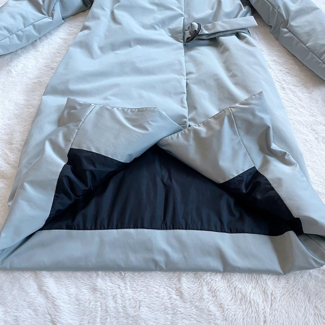 【美品】定価8.2万 JOSEPH ADS ノーカラーロングダウンコート 可愛い