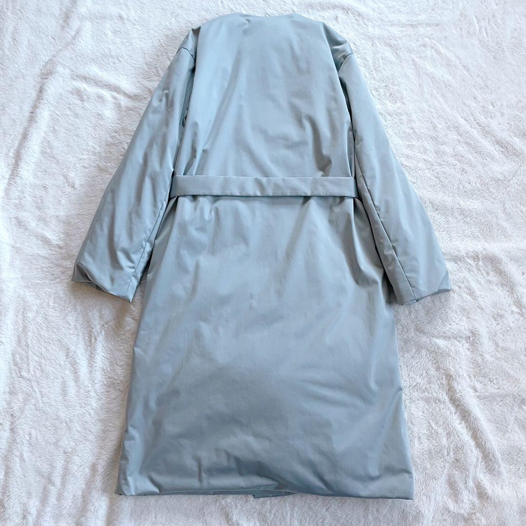 【美品】定価8.2万 JOSEPH ADS ノーカラーロングダウンコート 可愛い