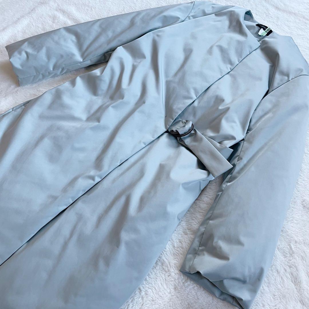 【美品】定価8.2万 JOSEPH ADS ノーカラーロングダウンコート 可愛い