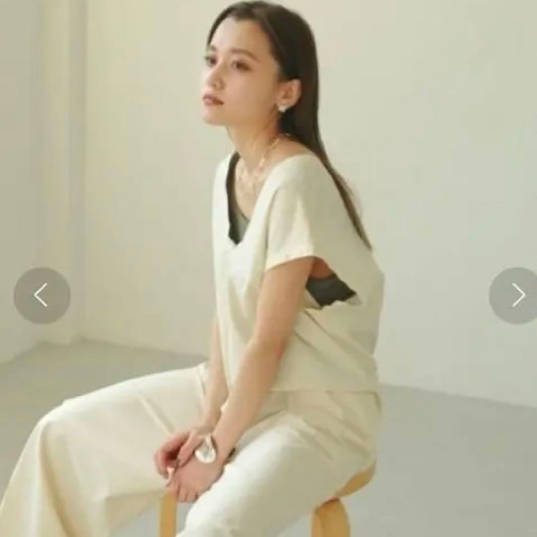 Todayful Uネックコットンコンビネゾン