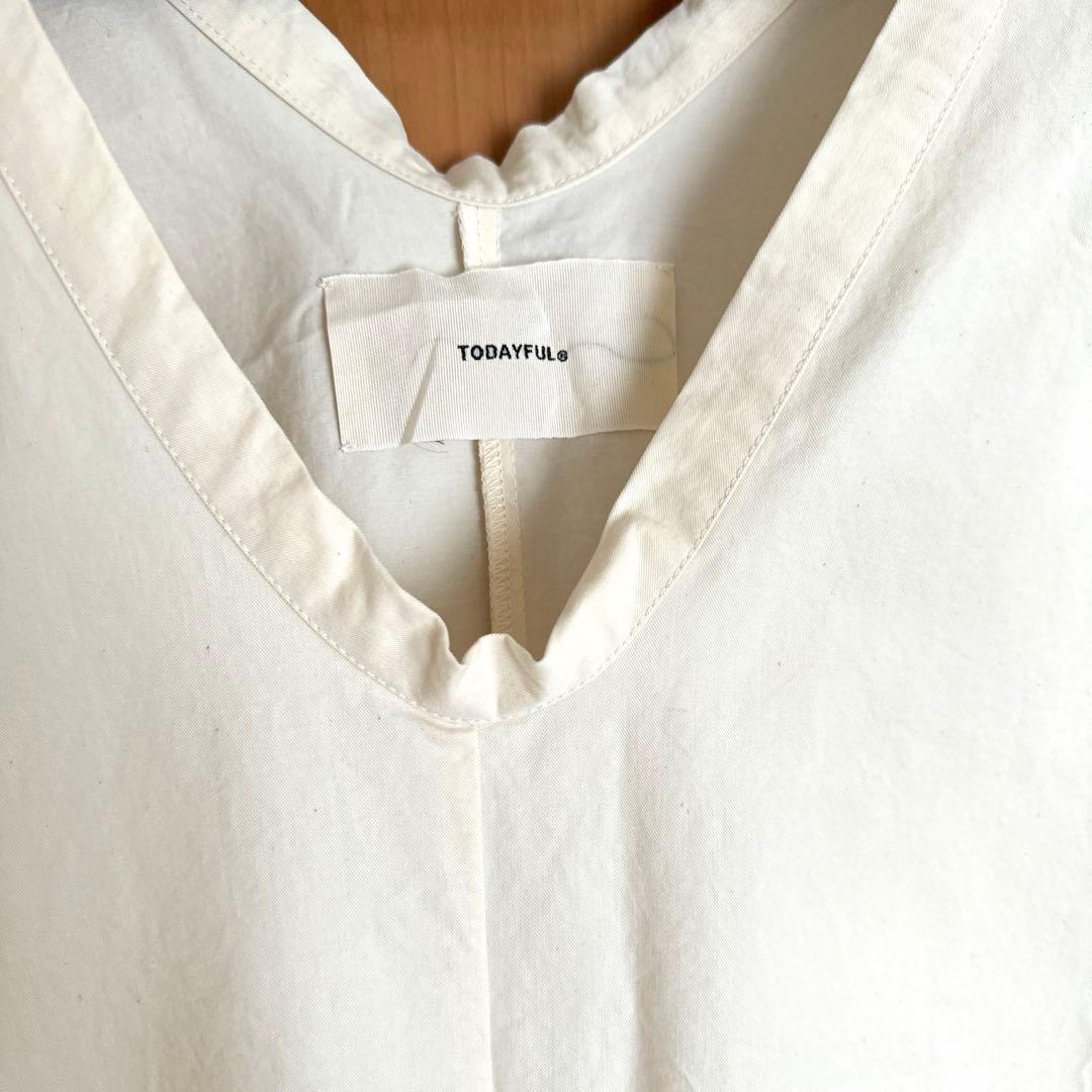 Todayful Uネックコットンコンビネゾン