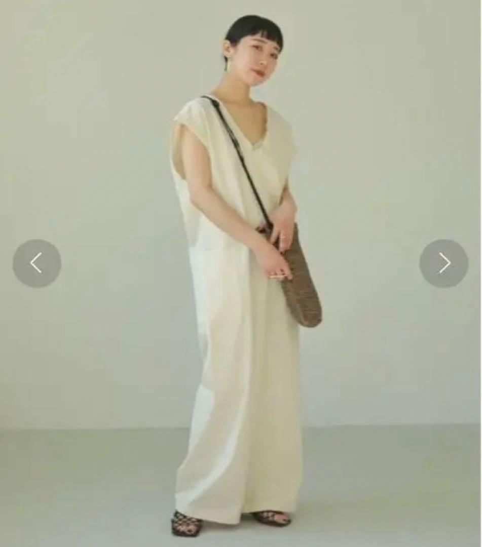 Todayful Uネックコットンコンビネゾン