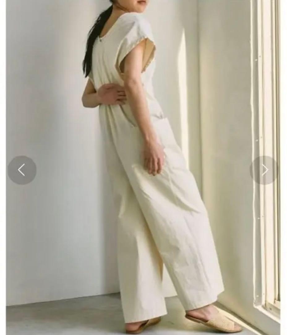 Todayful Uネックコットンコンビネゾン