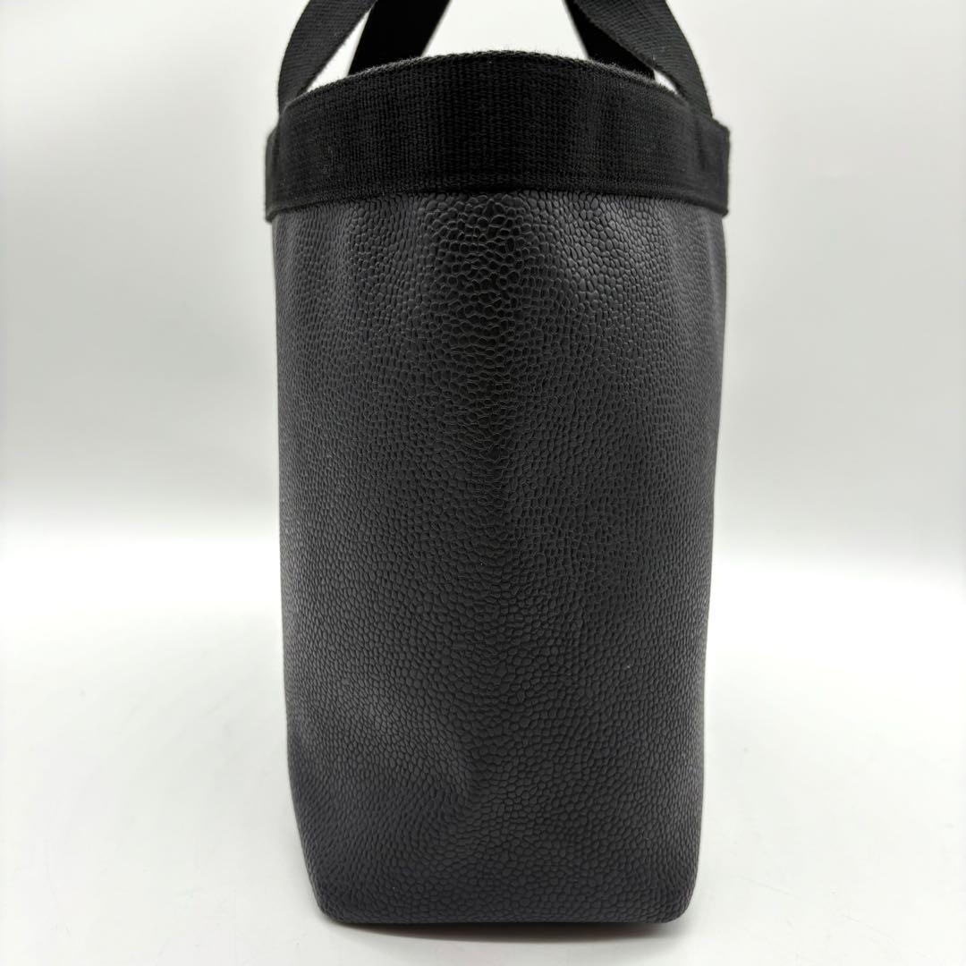 【美品】Herve Chapelier トートバッグ ブラック レザー