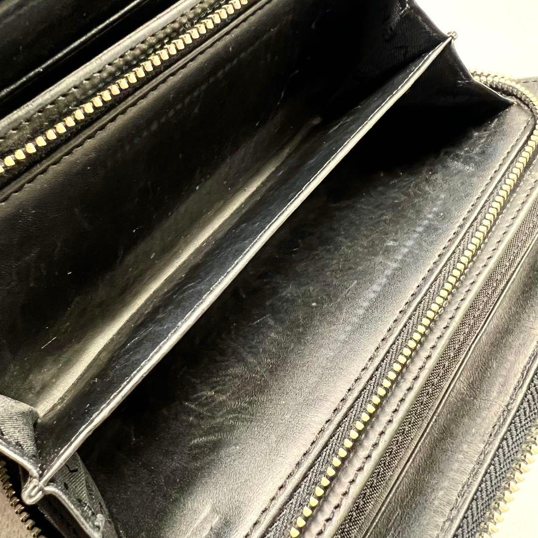 GIVENCHY ラウンドファスナー ブラック メンズ 長財布 8208