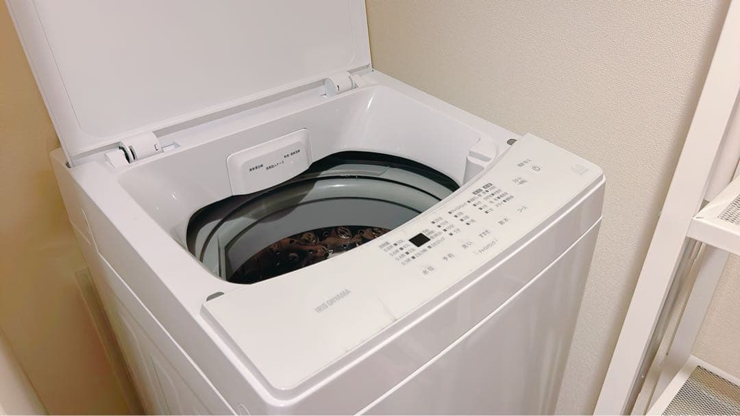 ホワイト 縦型洗濯機 本体