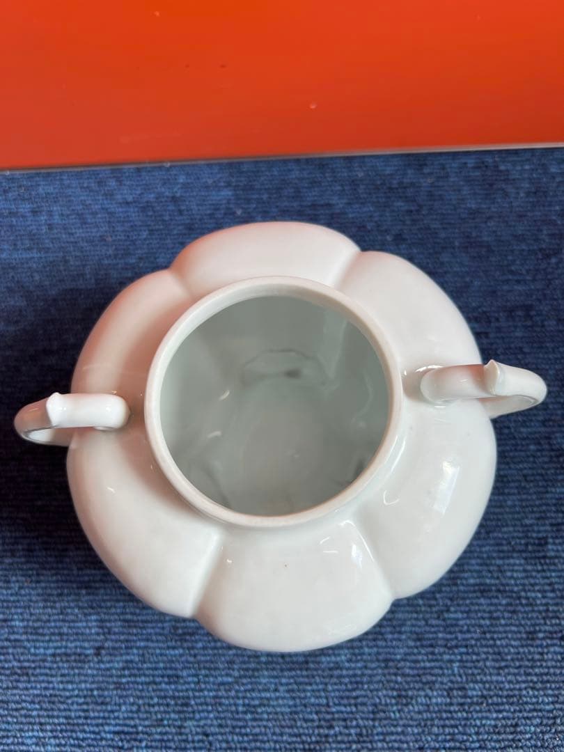 1373  有田焼 白渓　白磁　香炉