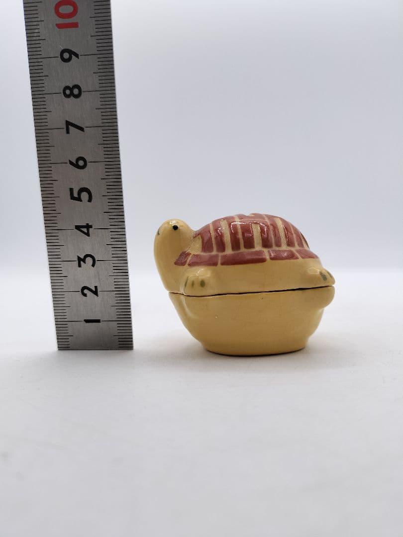 c769 【新品・未使用】香合 亀 伊東桂楽 木箱 茶道具