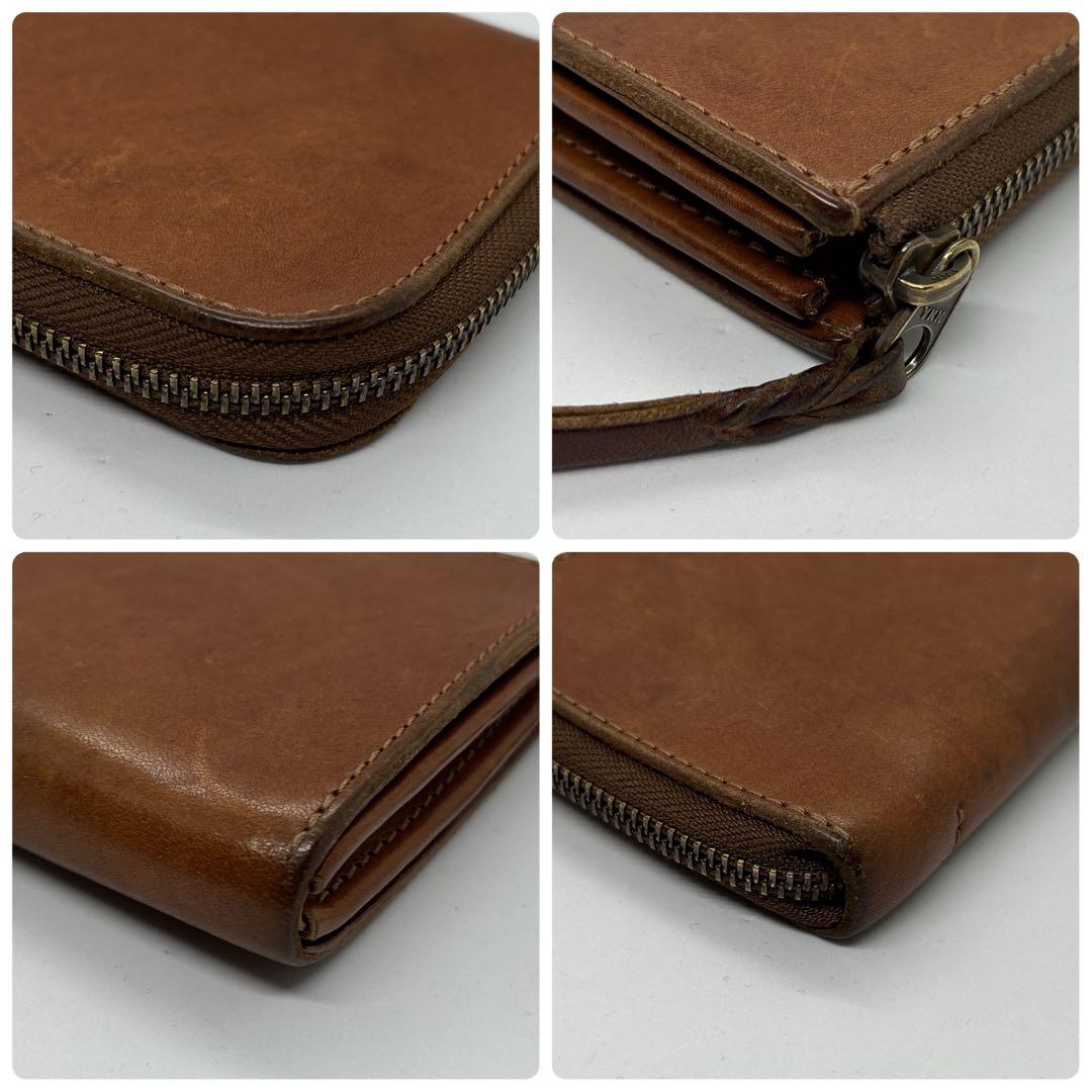 ルバートアンドコー　カードが立つ財布　スミス　栃木レザー　ブラウン