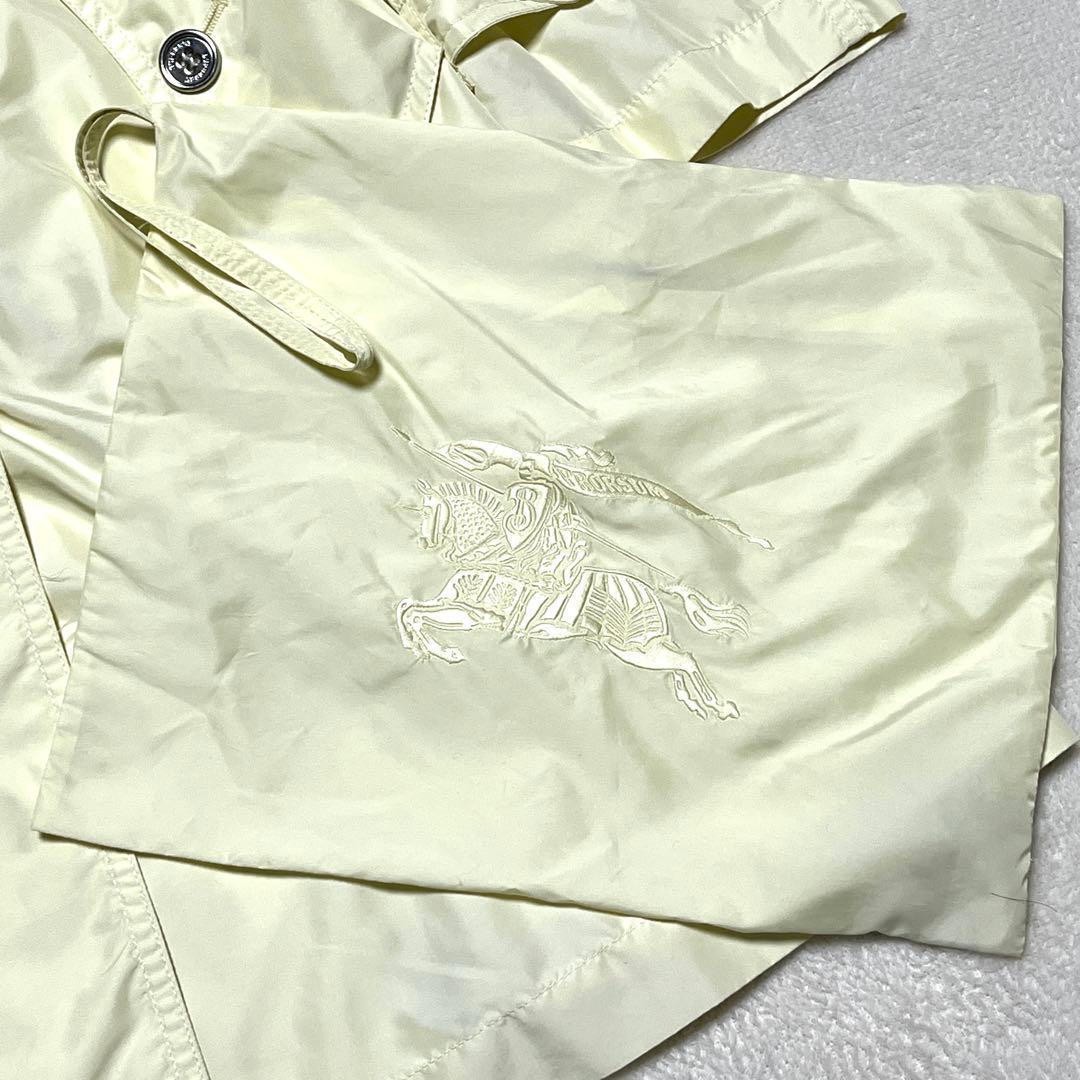 ★美品★BURBERRY LONDON★ナイロントレンチコート★40★イエロー★