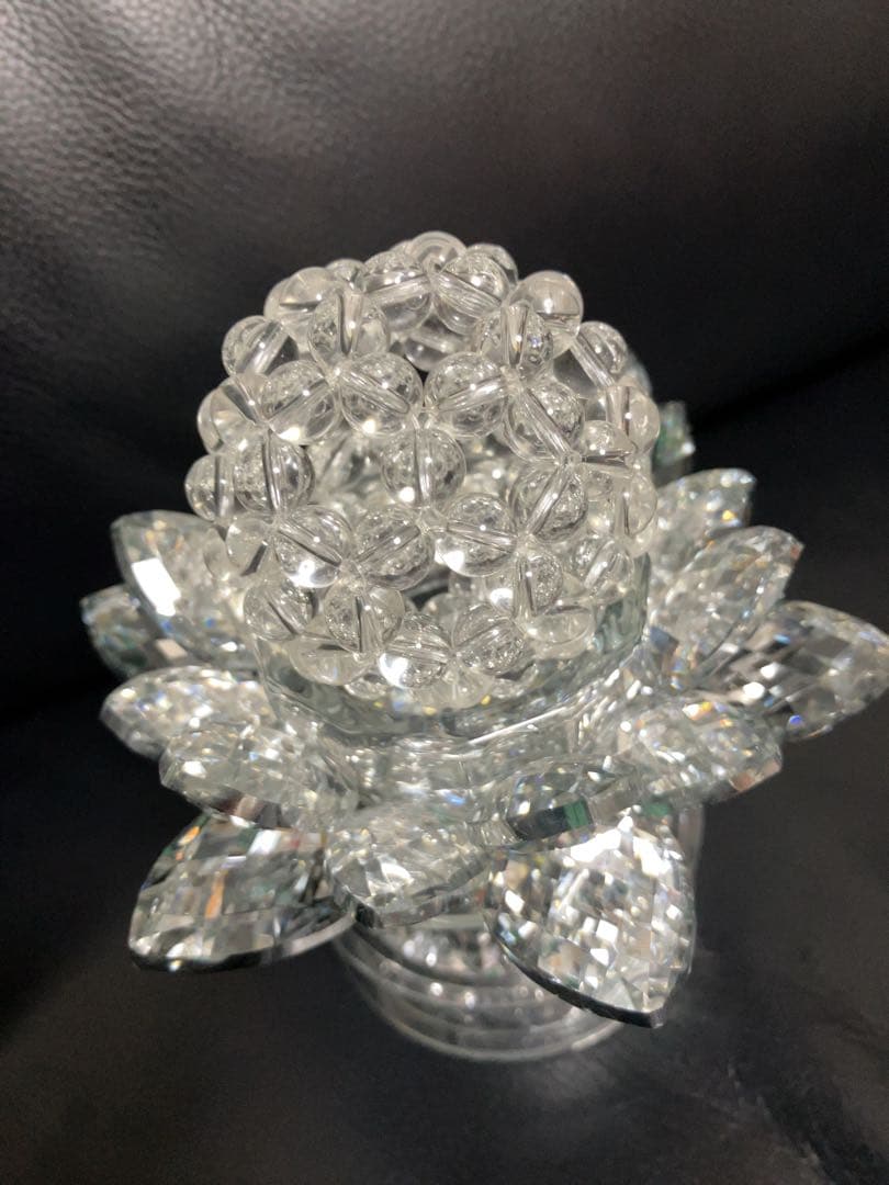 8mm フラーレン クリスタル 水晶　神聖幾何学 台座 スピリチュアル