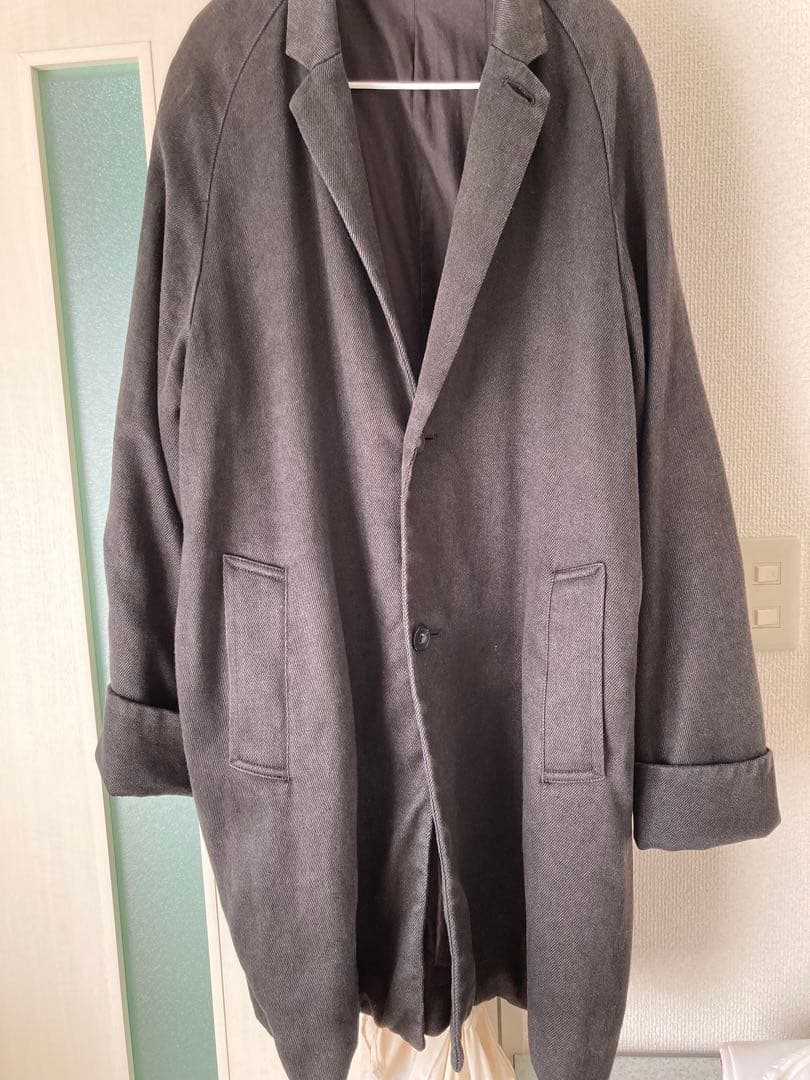 CONFACT ヘビーリネンツイルチェスターコート サイズF