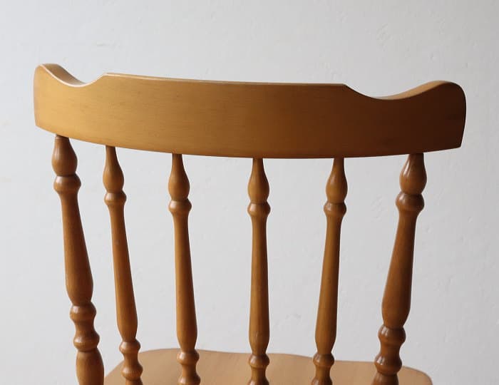 アンティーク 飛騨の家具 小ぶり ウィンザーチェア ブナ材 北欧風 無垢材①