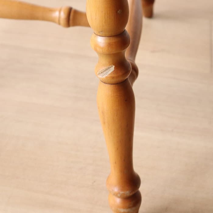 アンティーク 飛騨の家具 小ぶり ウィンザーチェア ブナ材 北欧風 無垢材①