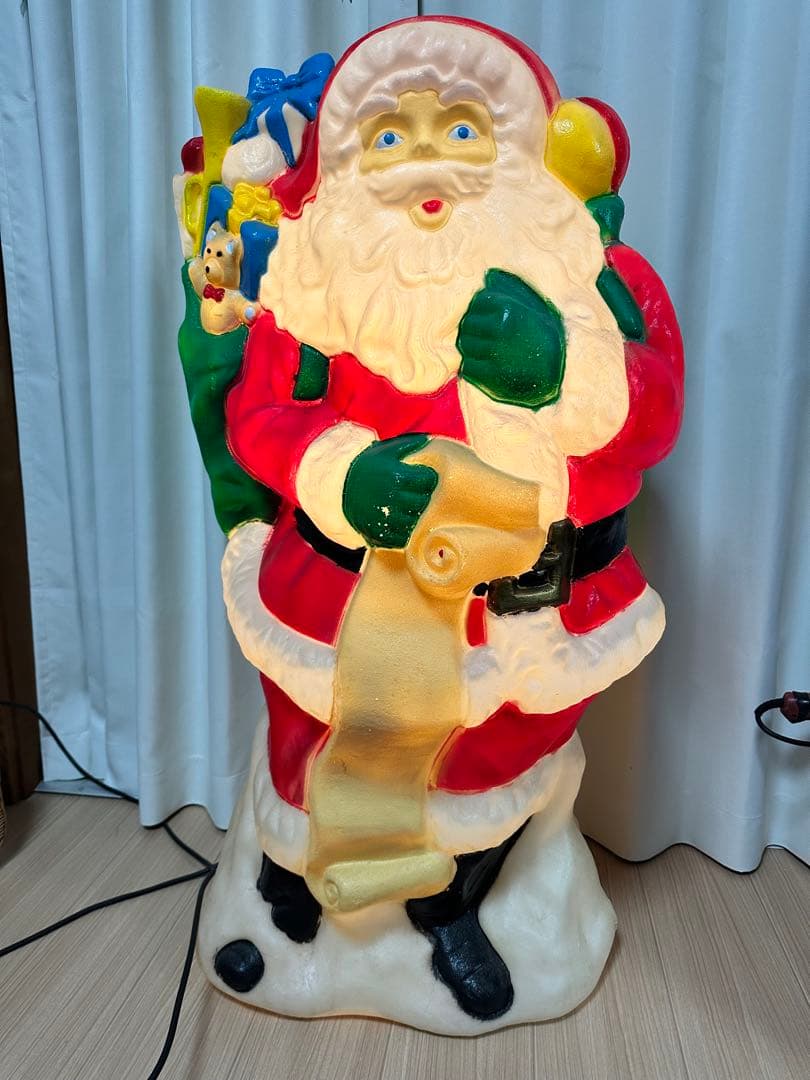 サンタクロース イルミネーション インテリア 大型 ヴィンテージ クリスマス