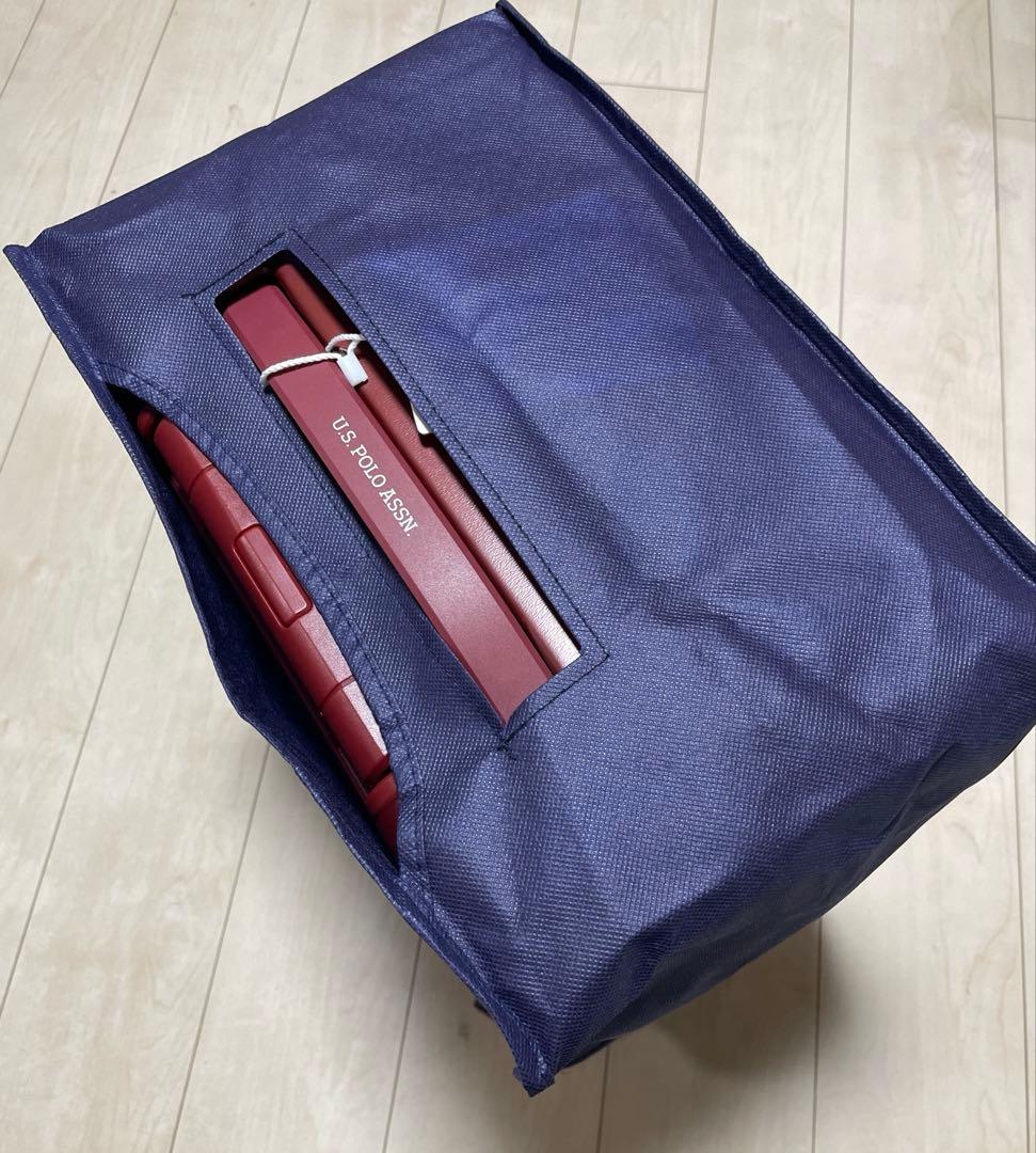 [未使用]U.S POLO ASSN キャリーケース 機内持ち込み可　カバー付