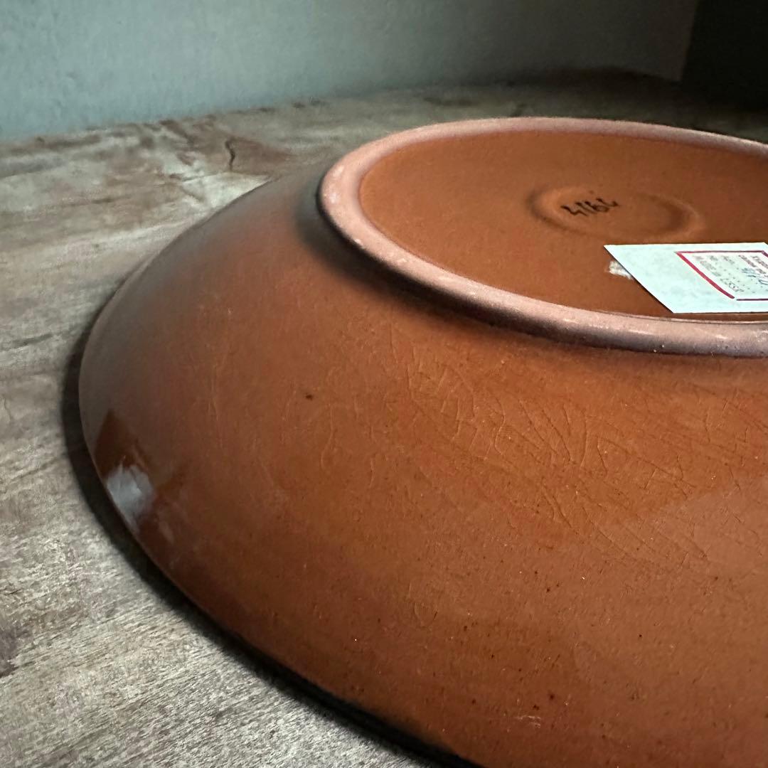 希少　ソビエト陶器　アラベスク模様　大皿　ロシア　焼き物　工芸品　陶磁器　B