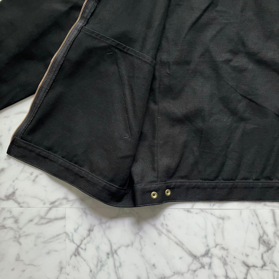 【美品】XLARGE × Dickies コラボ ワークジャケット ダック地 黒