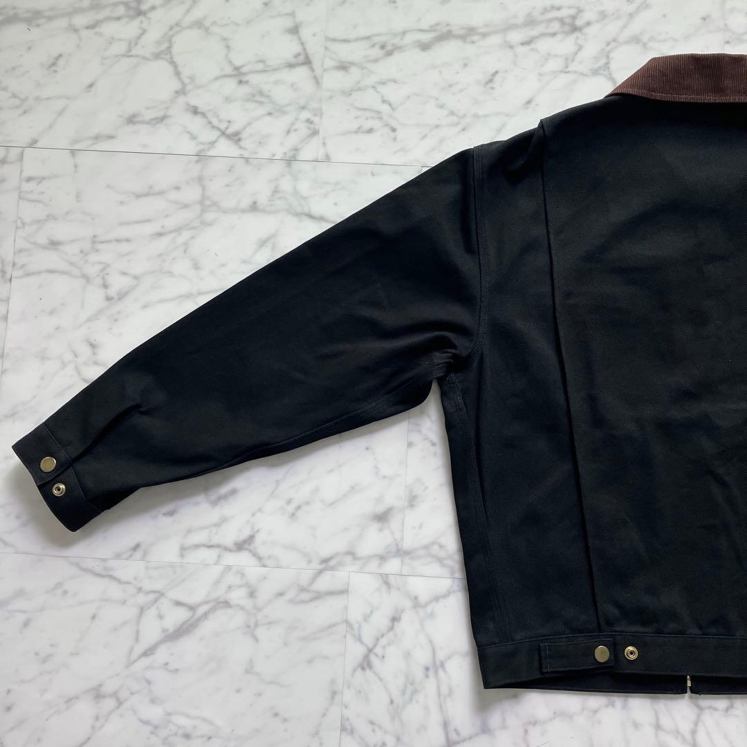 【美品】XLARGE × Dickies コラボ ワークジャケット ダック地 黒