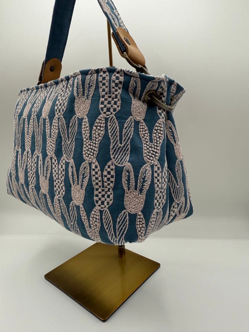 SALE ミナペルホネン ハンドメイドバッグ pomppiaⒷ