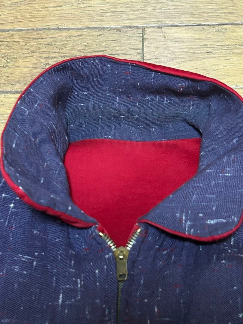 Special 50s rayon gabardine jacket 絣