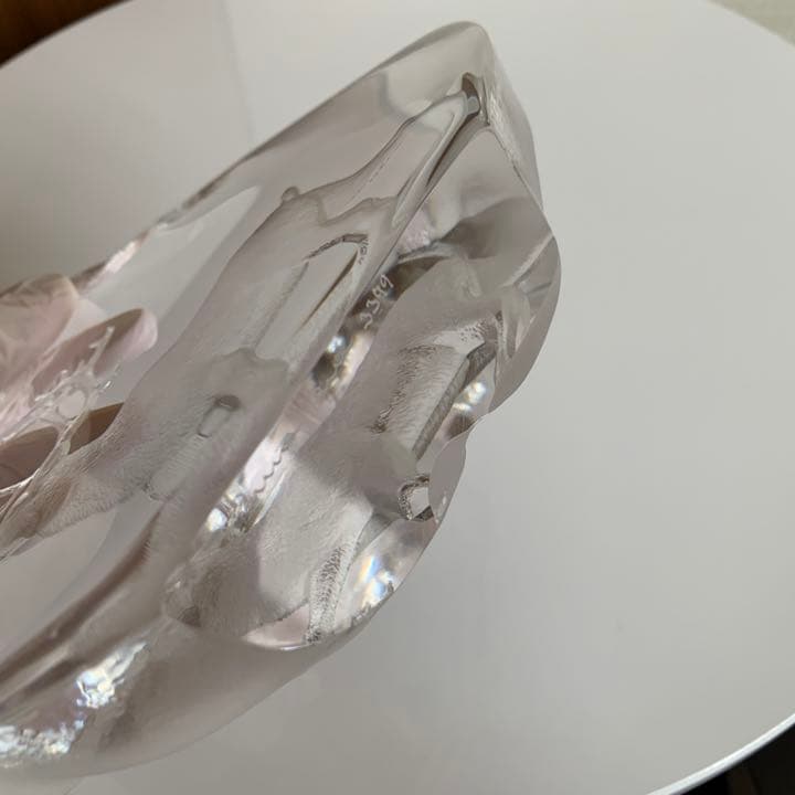 ✯ クリスタル ガラス 鹿 シカ 置物 ✯