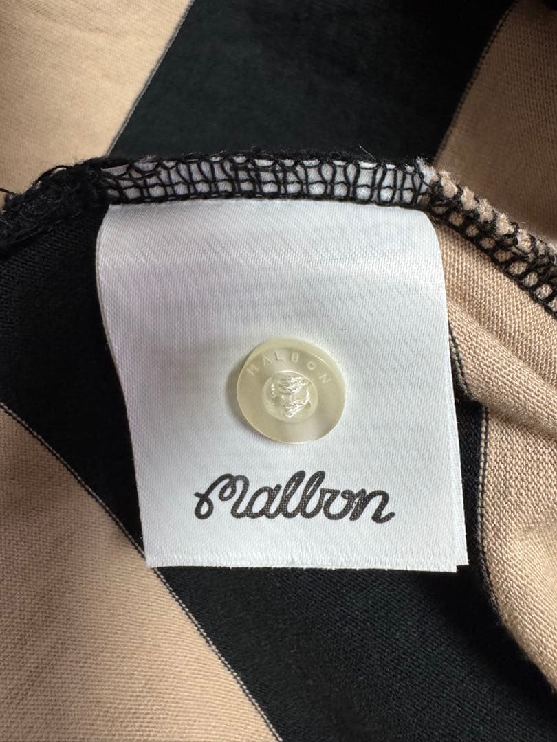 Malbon Golf ボーダーポロシャツ サイズS