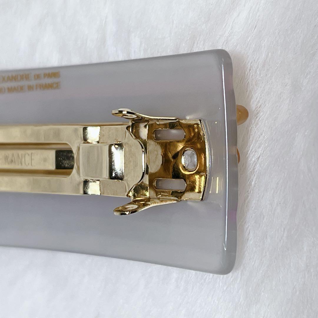 【美品】 Alexandre De Paris バレッタ ヘアピン フラワー