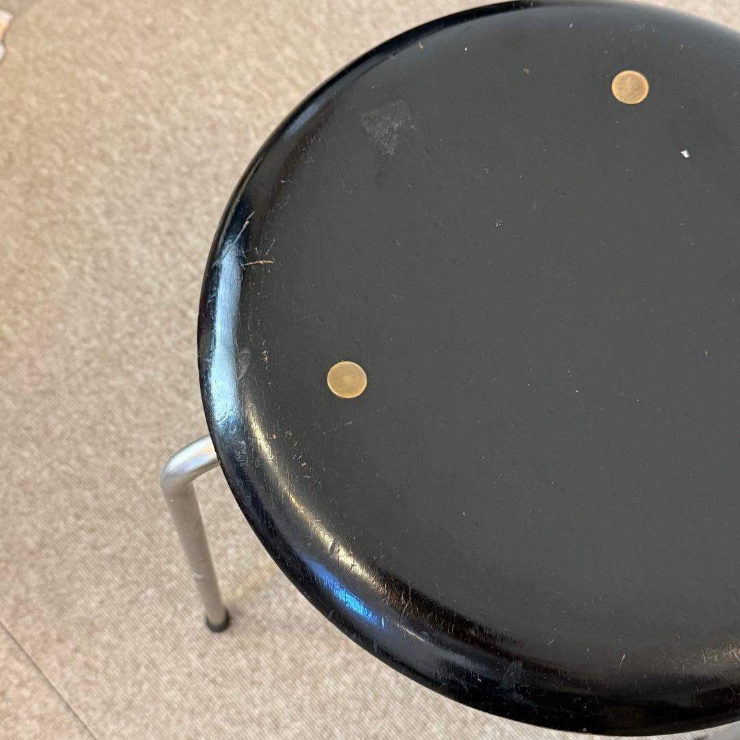 希少 ビンテージ ドットスツール 初期 フリッツハンセン 3本脚 ヤコブセン