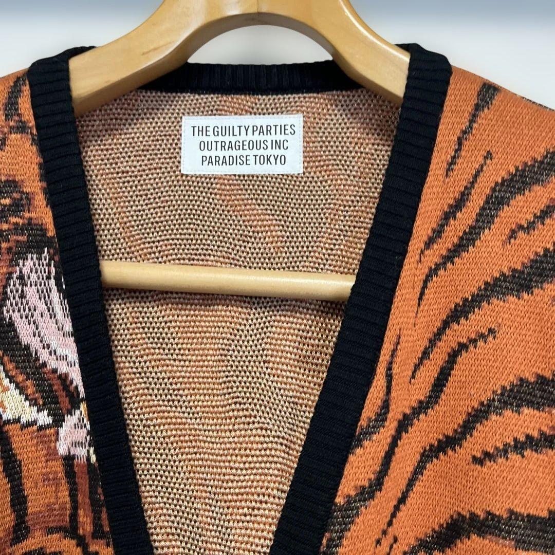 ワコマリア THE GUILTY PARTIES トラ柄カーディガン